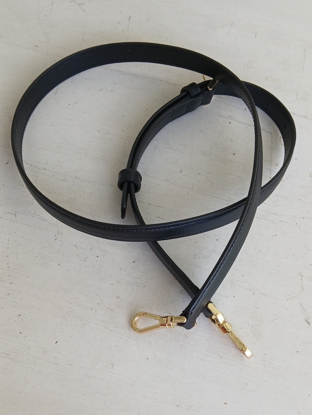 kate spade Black leather purse bag shoulder crossbody strap